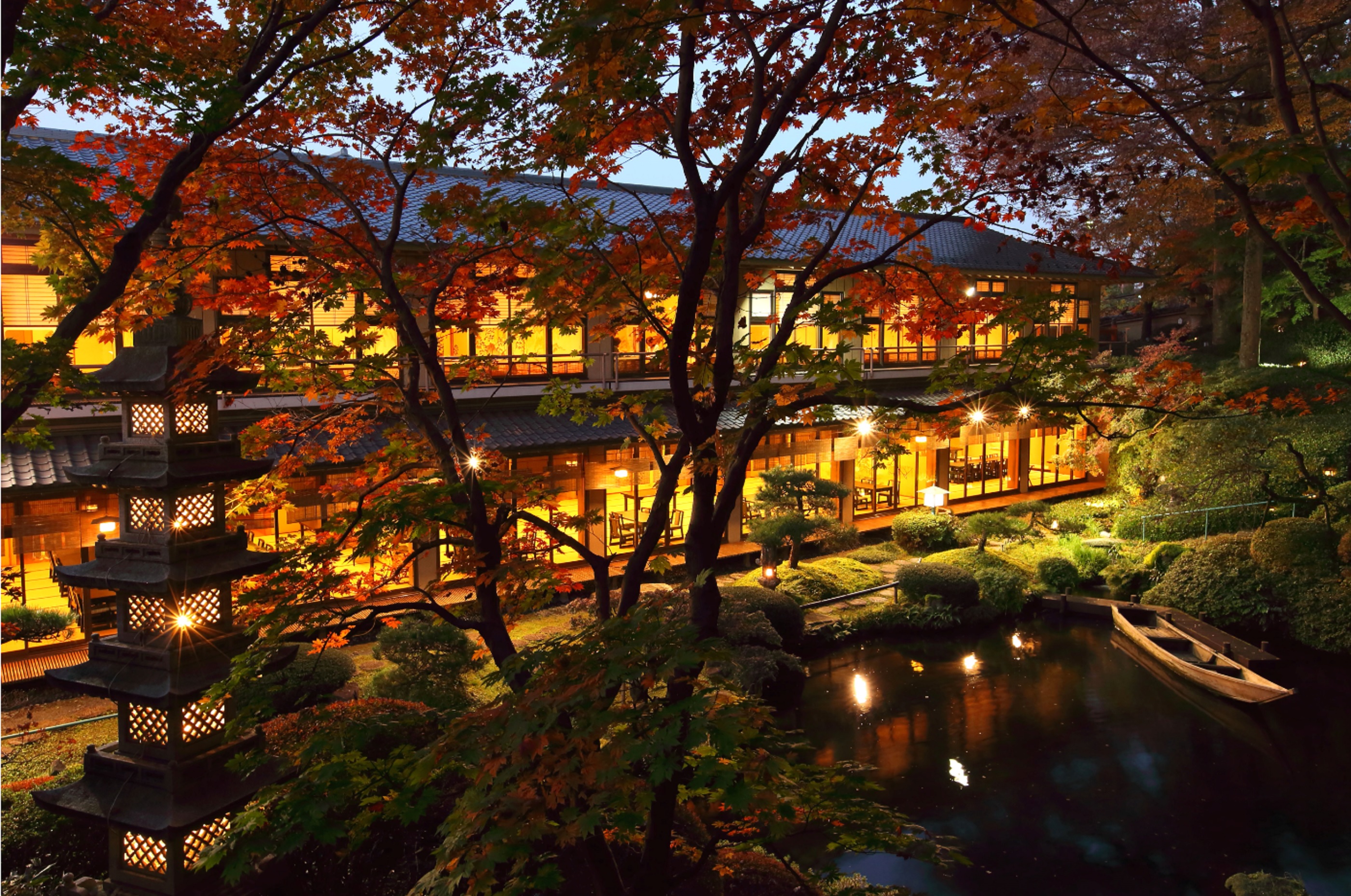 紅葉夜景①